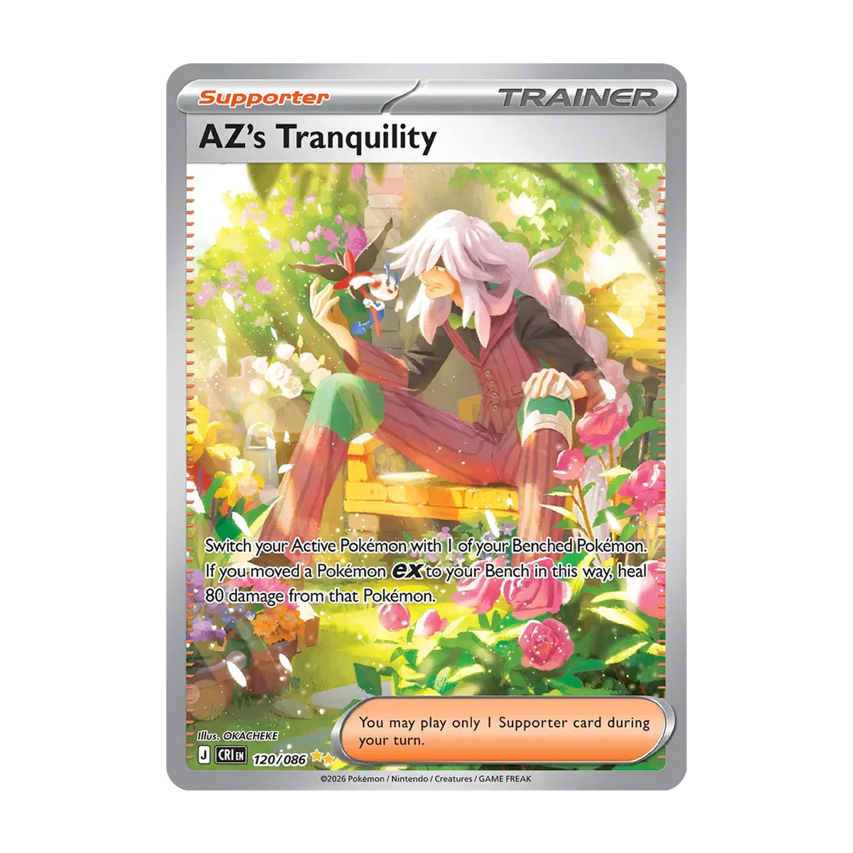 AZ's Tranquility 120/086 - Mega Evolution - Chaos Rising - Super Illustration Rare