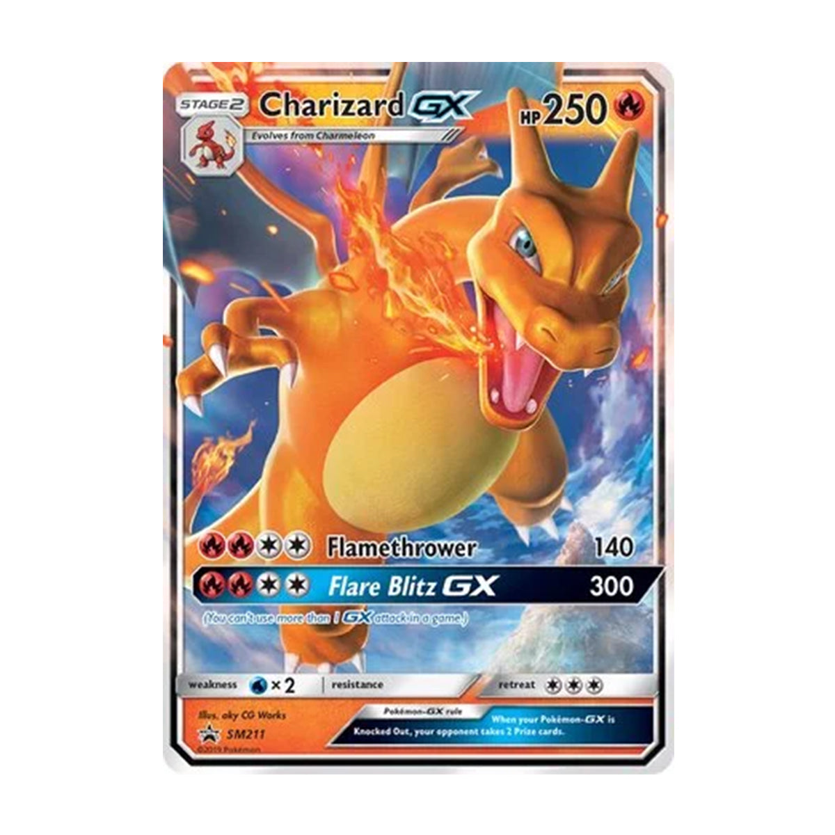 Charizard GX SM211 - Sun & Moon - Promo