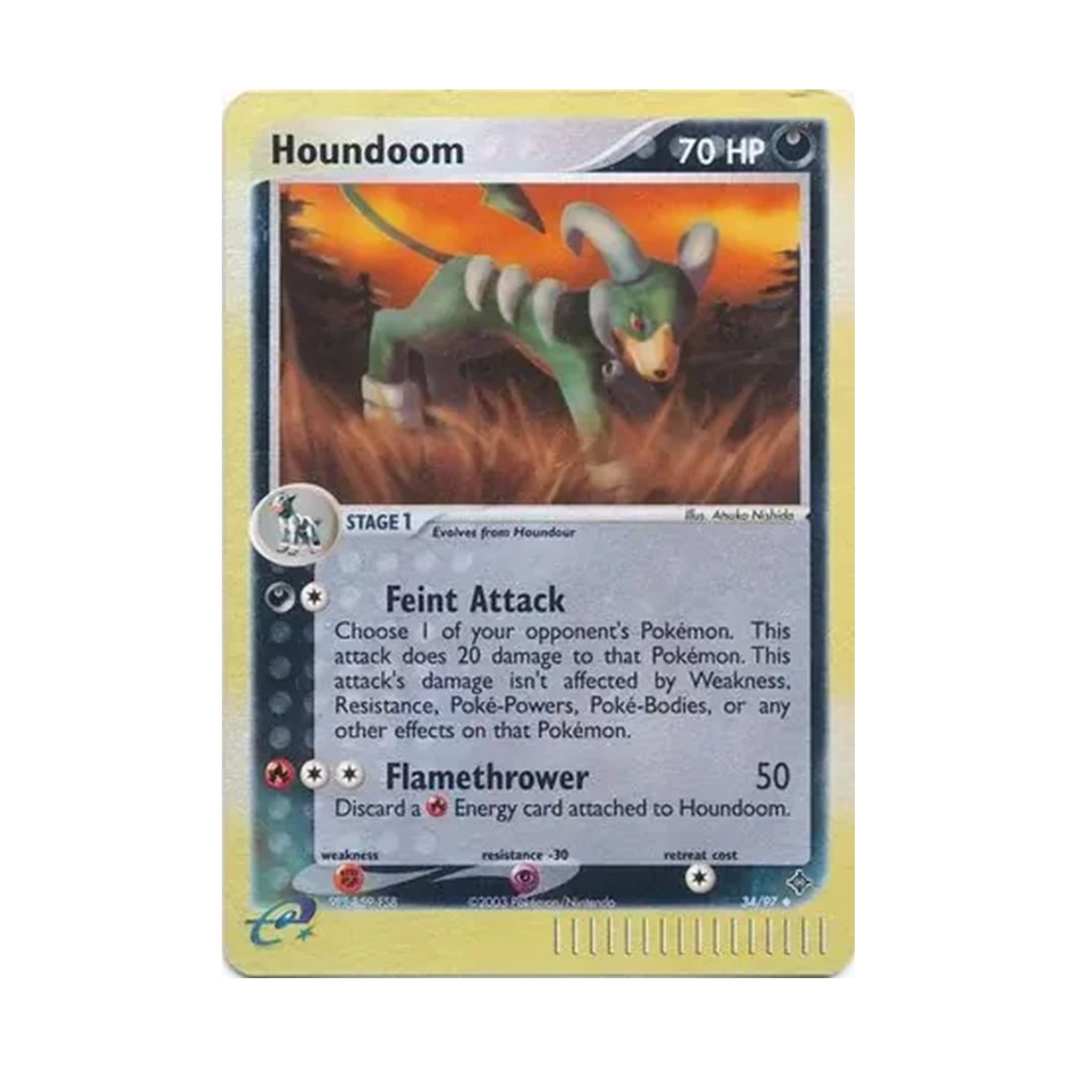 Houndoom 34/97 - EX Dragon - Reverse Holo