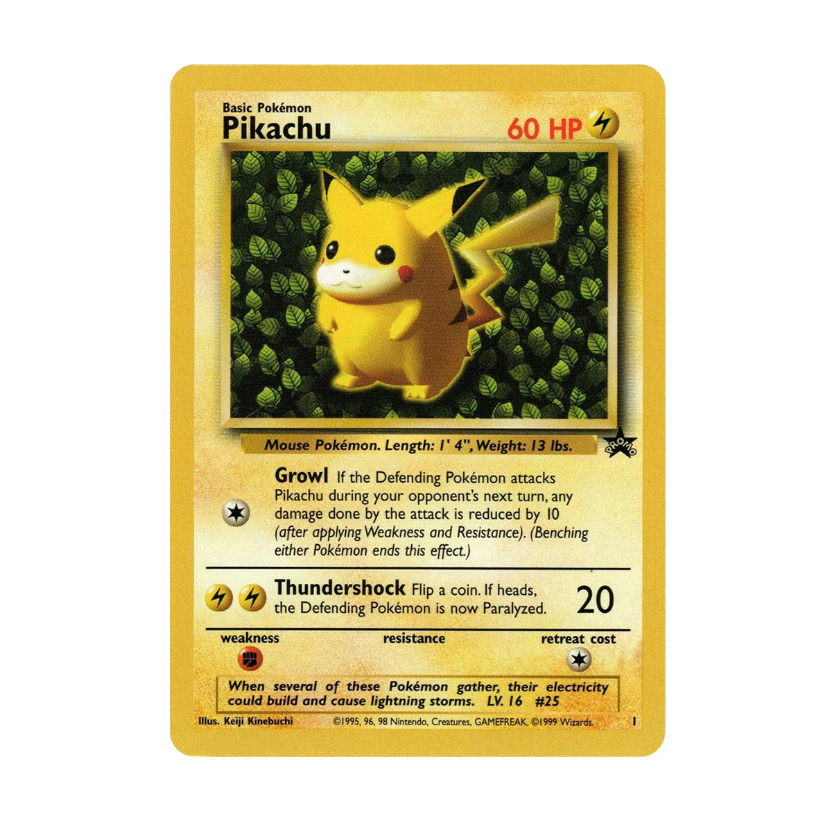 Pikachu 1 - Promo - Black Star Promo