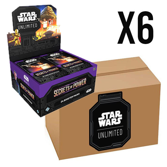 Star Wars Unlimited - Secrets of Power - Booster Box - Display Case (6 Booster Boxes)
