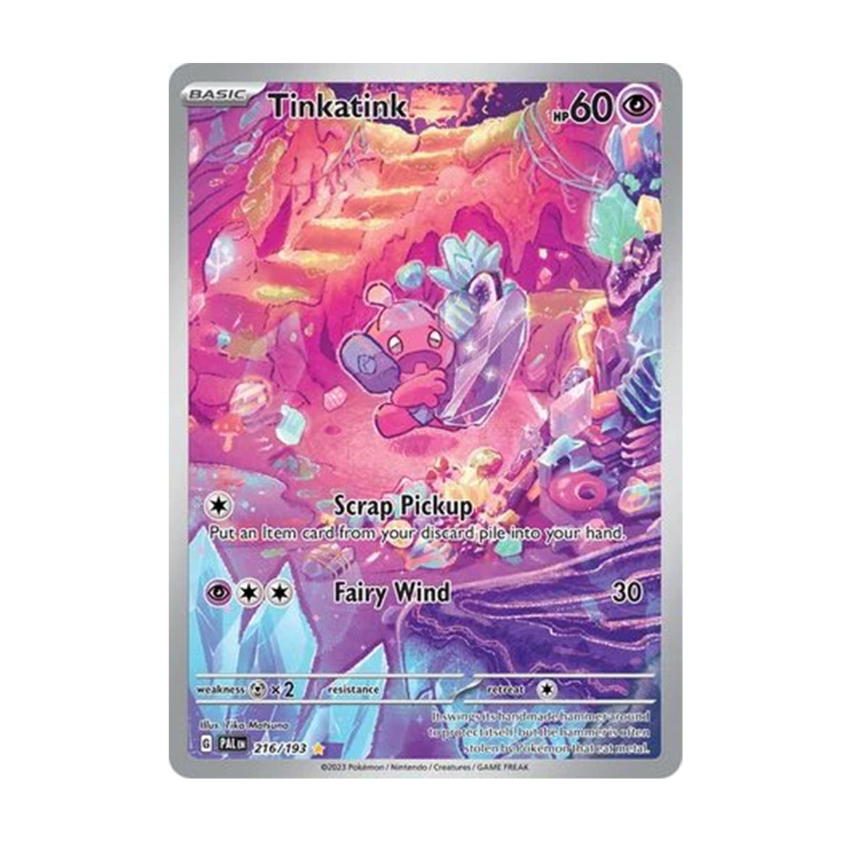 Tinkatink 216/193 - Scarlet & Violet - Paldea Evolved - Illustration Rare