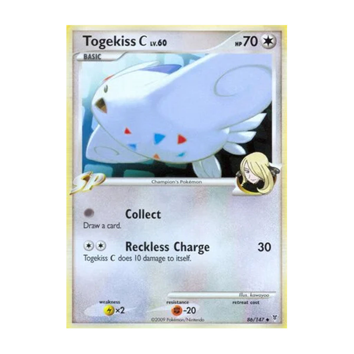 Togekiss C Lv. 60 86/147 - Platinum - Supreme Victors - Uncommon