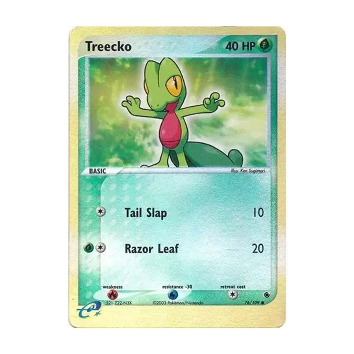Treecko 76/109 - EX - EX Ruby & Sapphire - Reverse Holo