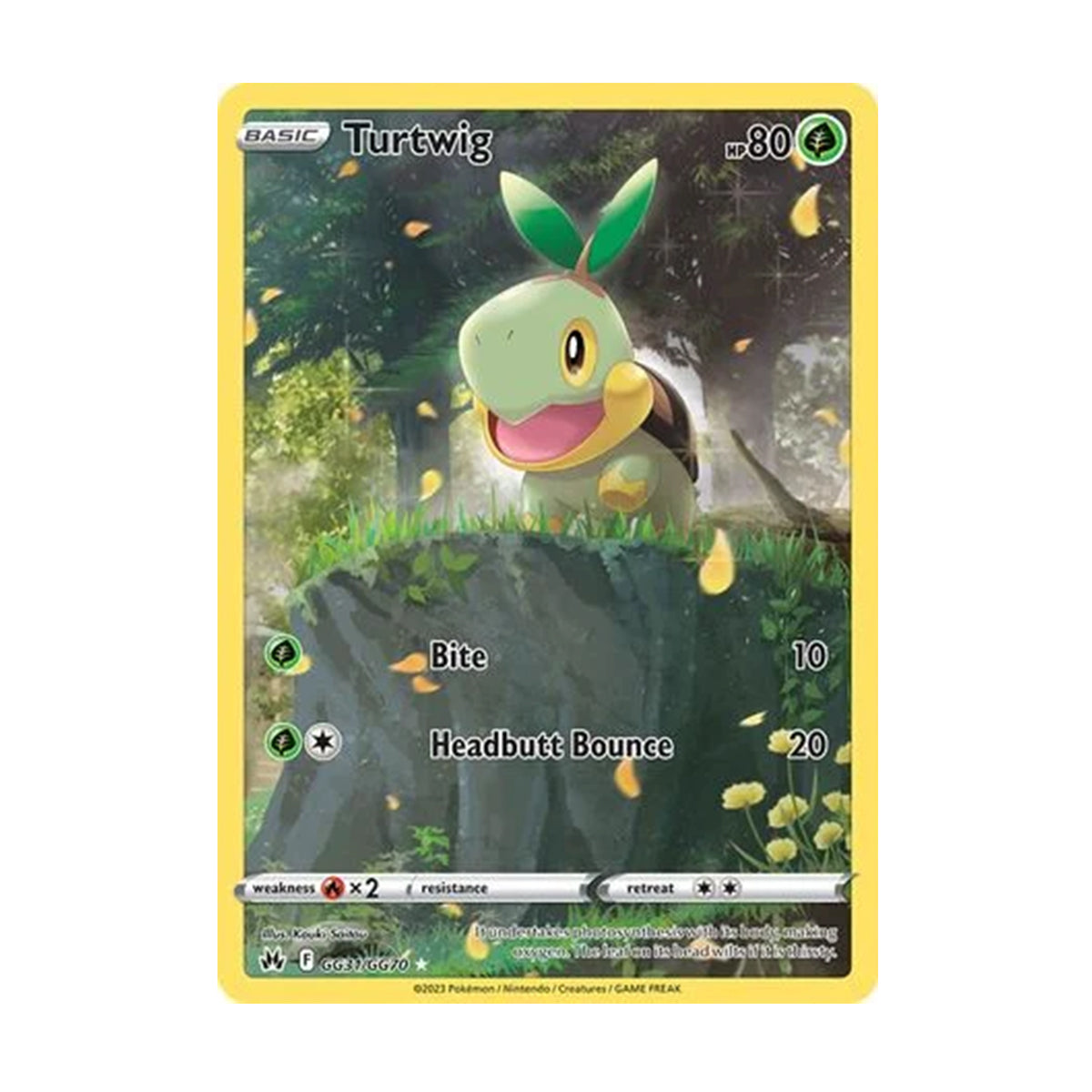 Turtwig GG31/GG70 - Sword & Shield - Crown Zenith - Rare Holo