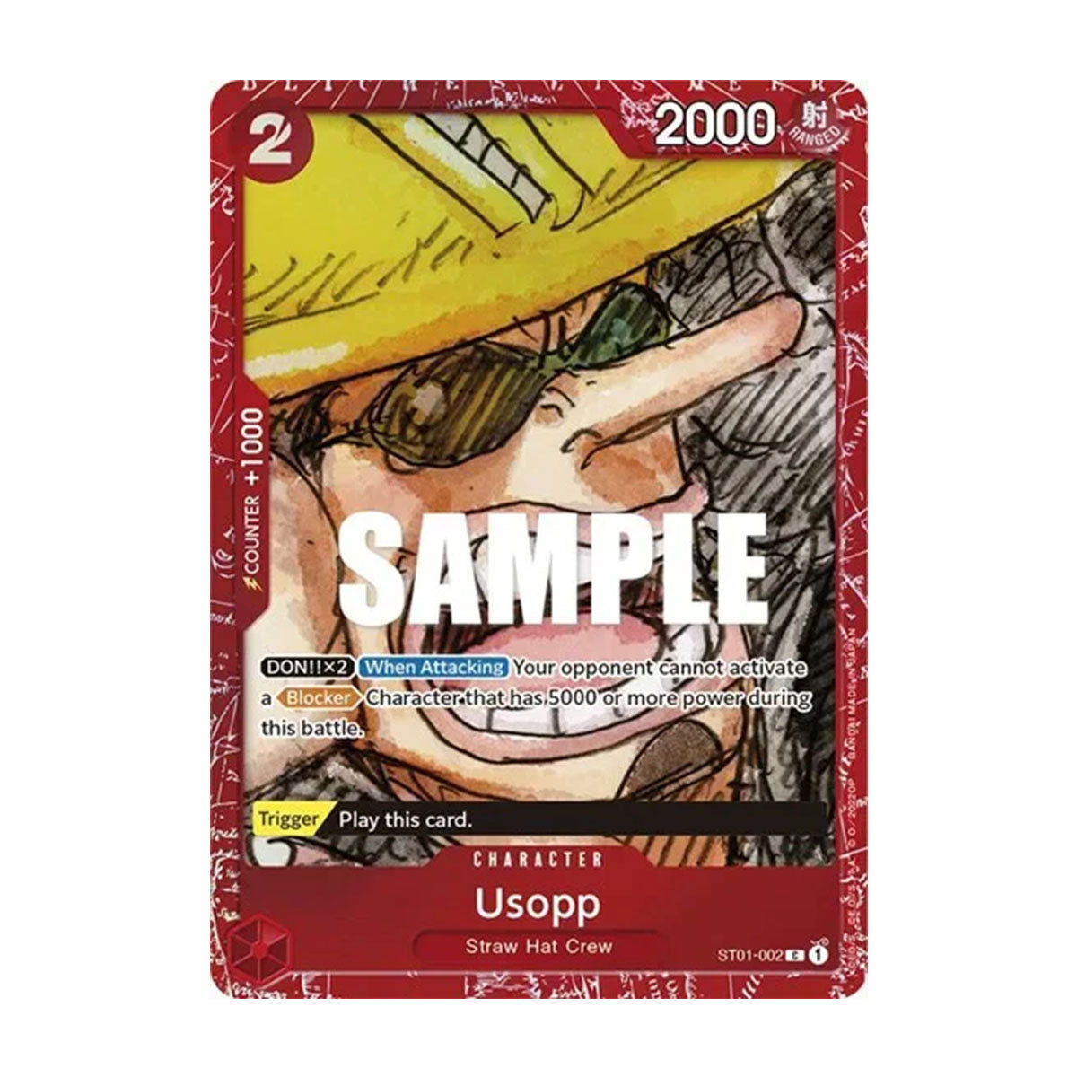 Usopp ST01-002 - Promo - Best Selection FILM RED Edition