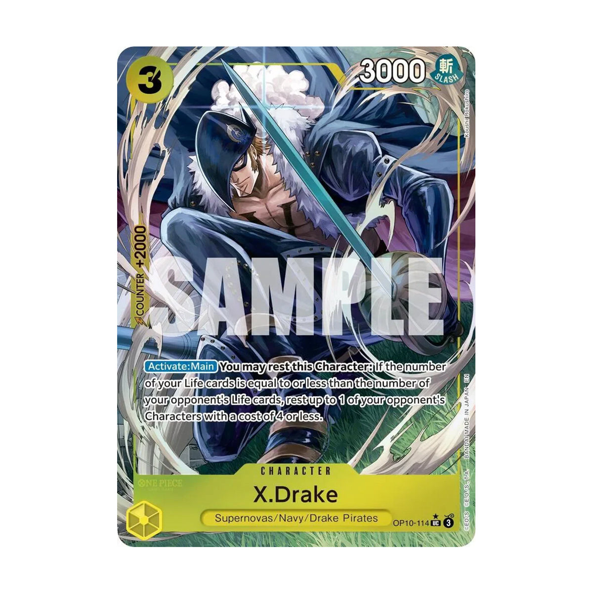 X.Drake OP10-114 - PRB02 The Best - Vol. 2 - Uncommon - Alternate Art