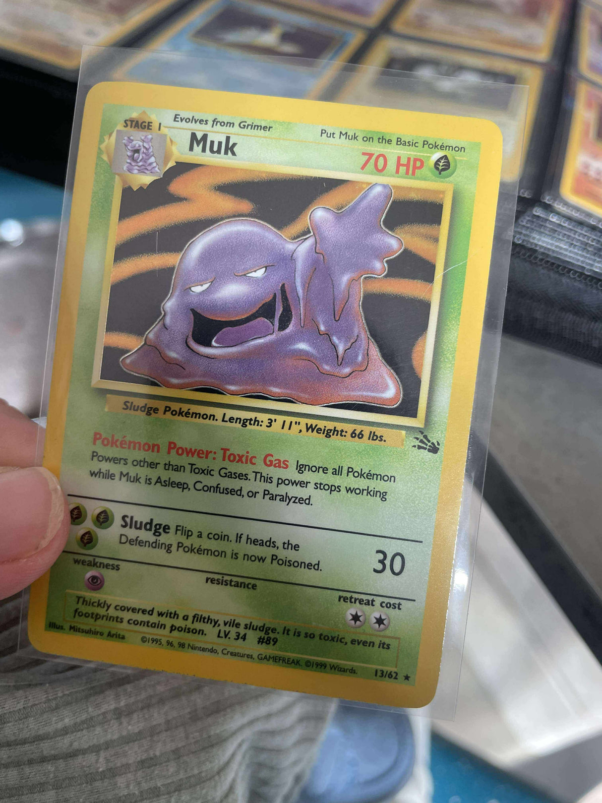 Pokemon - Complete 1999 Fossil Set 62/62 - Excellent to Lightly Played Condition - JET Cards