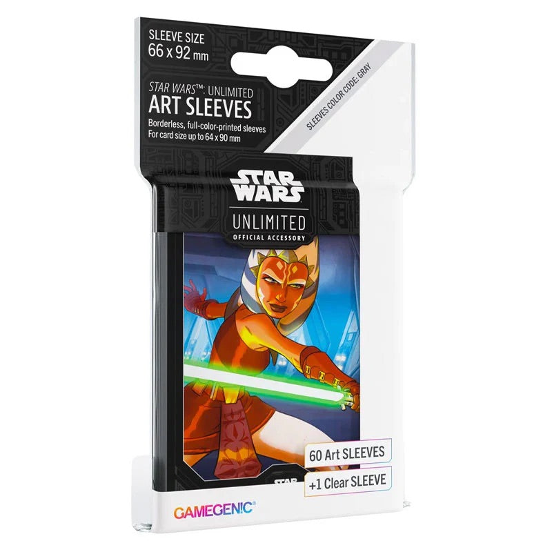 Gamegenic - Star Wars Unlimited - Art Sleeves - Ahsoka Tano (60 Sleeves) - JET Cards