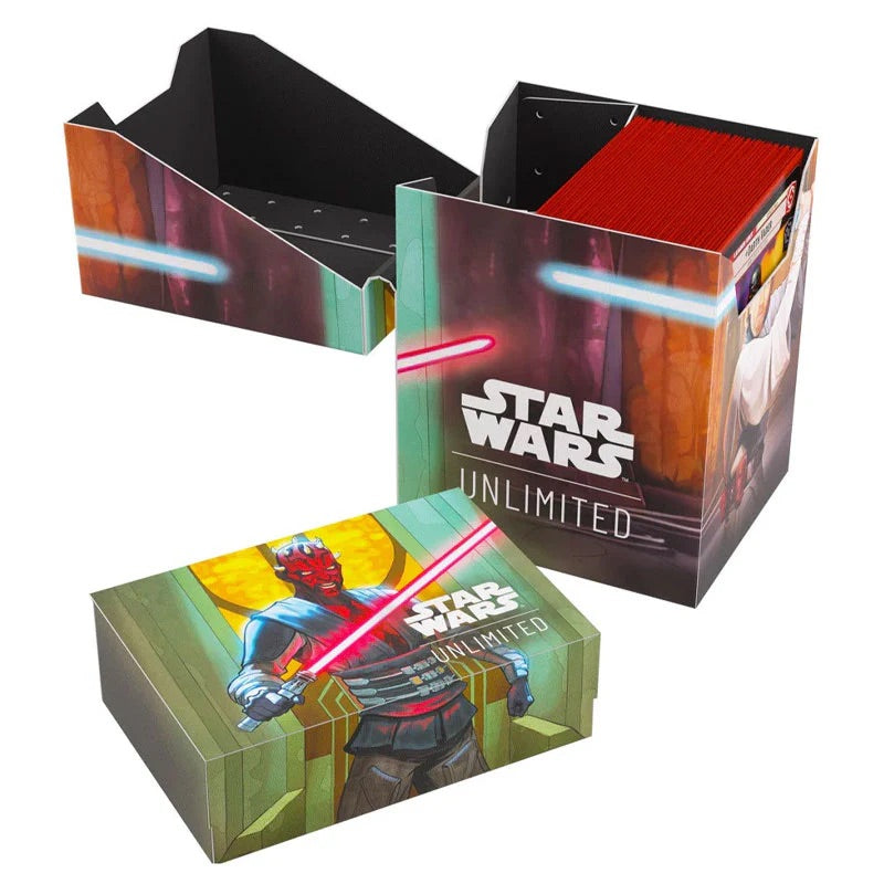 Gamegenic - Star Wars Unlimited - Soft Crate - Obi-Wan Kenobi/Darth Maul - JET Cards
