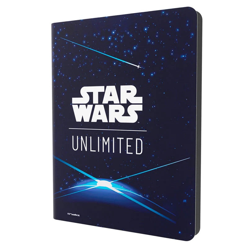 Gamegenic - Star Wars Unlimited - Card Back Blue - 18-Pocket Album - JET Cards
