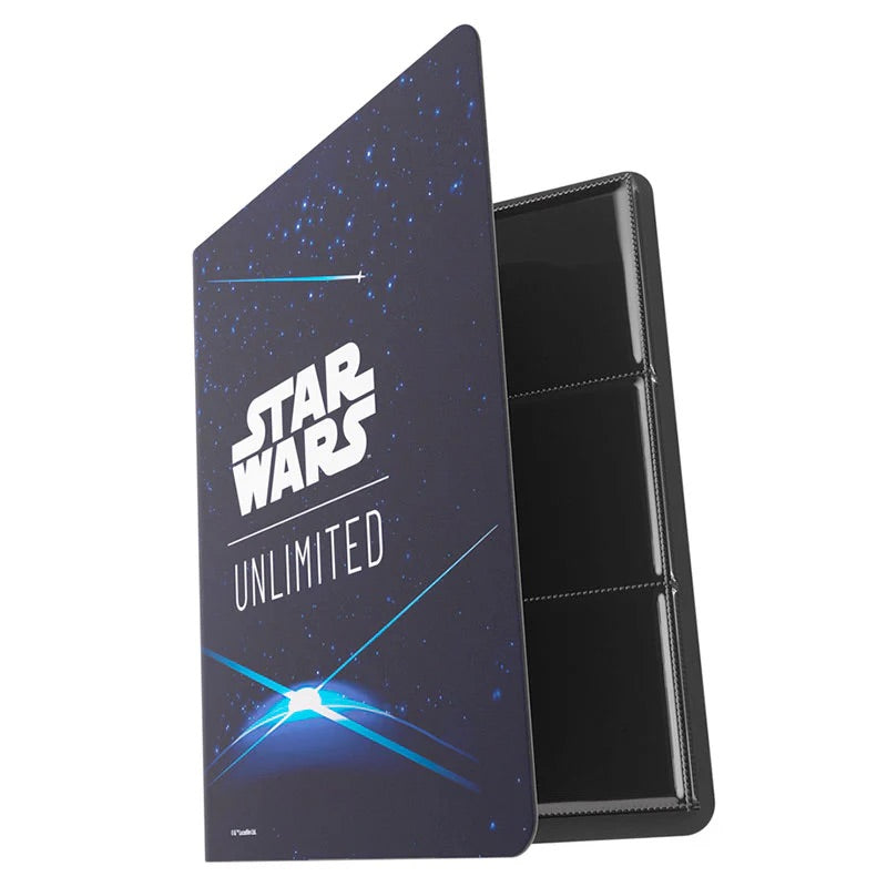 Gamegenic - Star Wars Unlimited - Card Back Blue - 18-Pocket Album - JET Cards