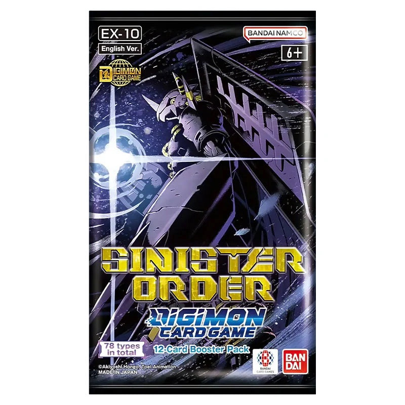 Digimon Card Game - EX10 - Sinister Order - Booster Box (24 Packs) - JET Cards
