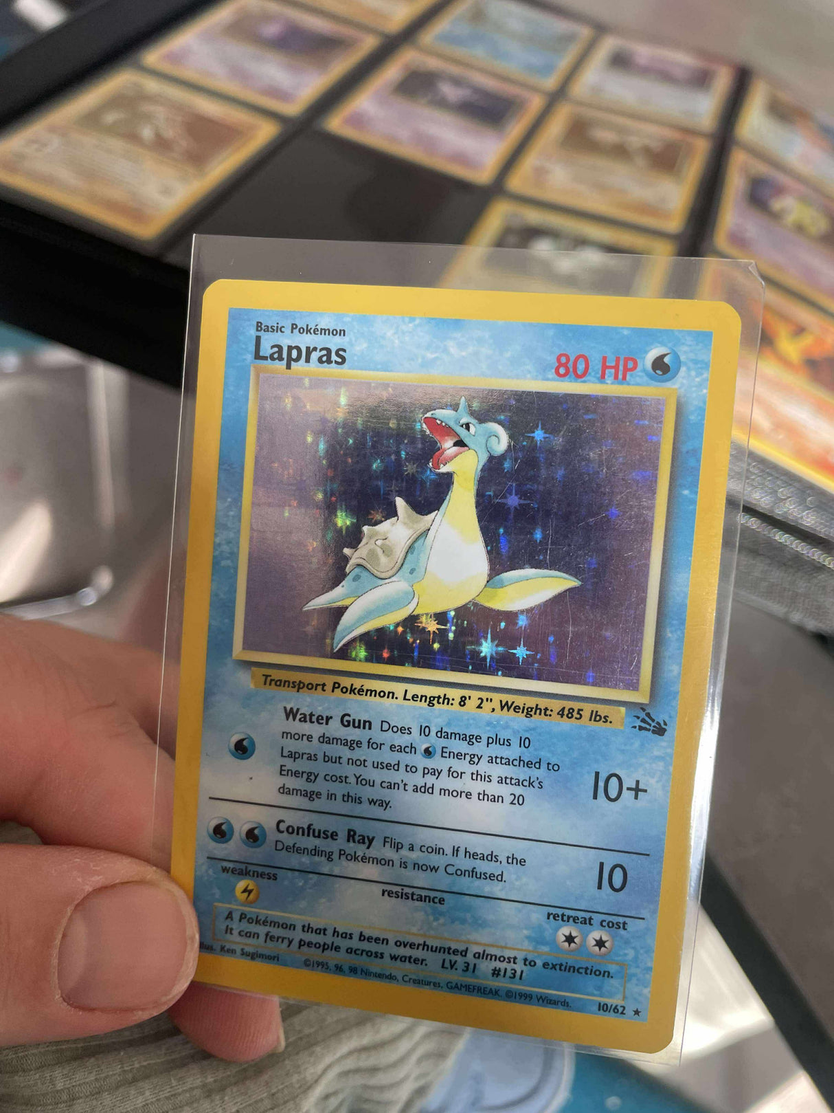 Pokemon - Complete 1999 Fossil Set 62/62 - Excellent to Lightly Played Condition - JET Cards