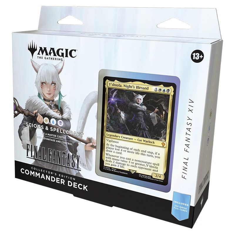 Magic The Gathering - Universes Beyond - Final Fantasy - Collector's Edition Commander Deck - Scions & Spellcraft - JET Cards