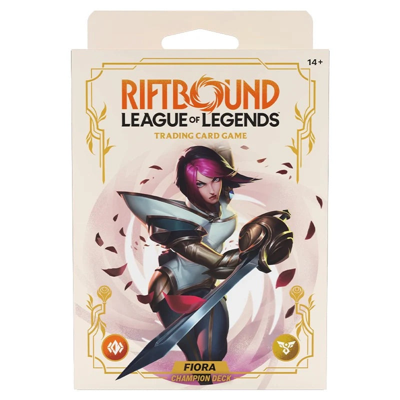 Riftbound: League of Legends TCG - Spiritforged - Champion Deck - Fiora - JET Cards