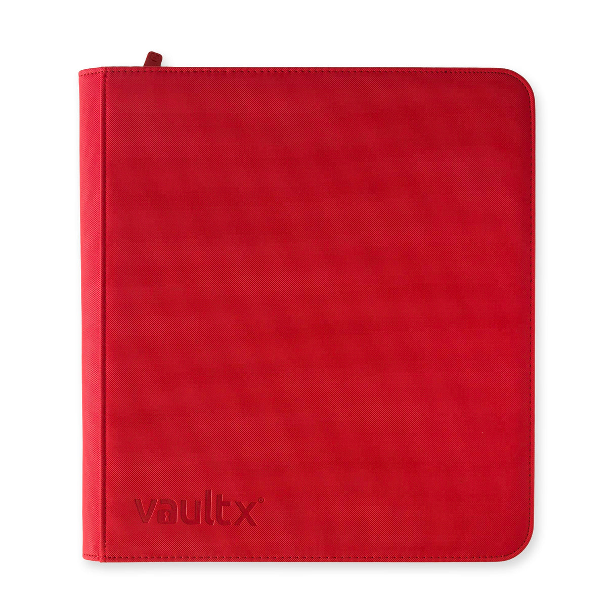 Vault X - 12-Pocket Exo-Tec® - Zip Binder - Red - JET Cards