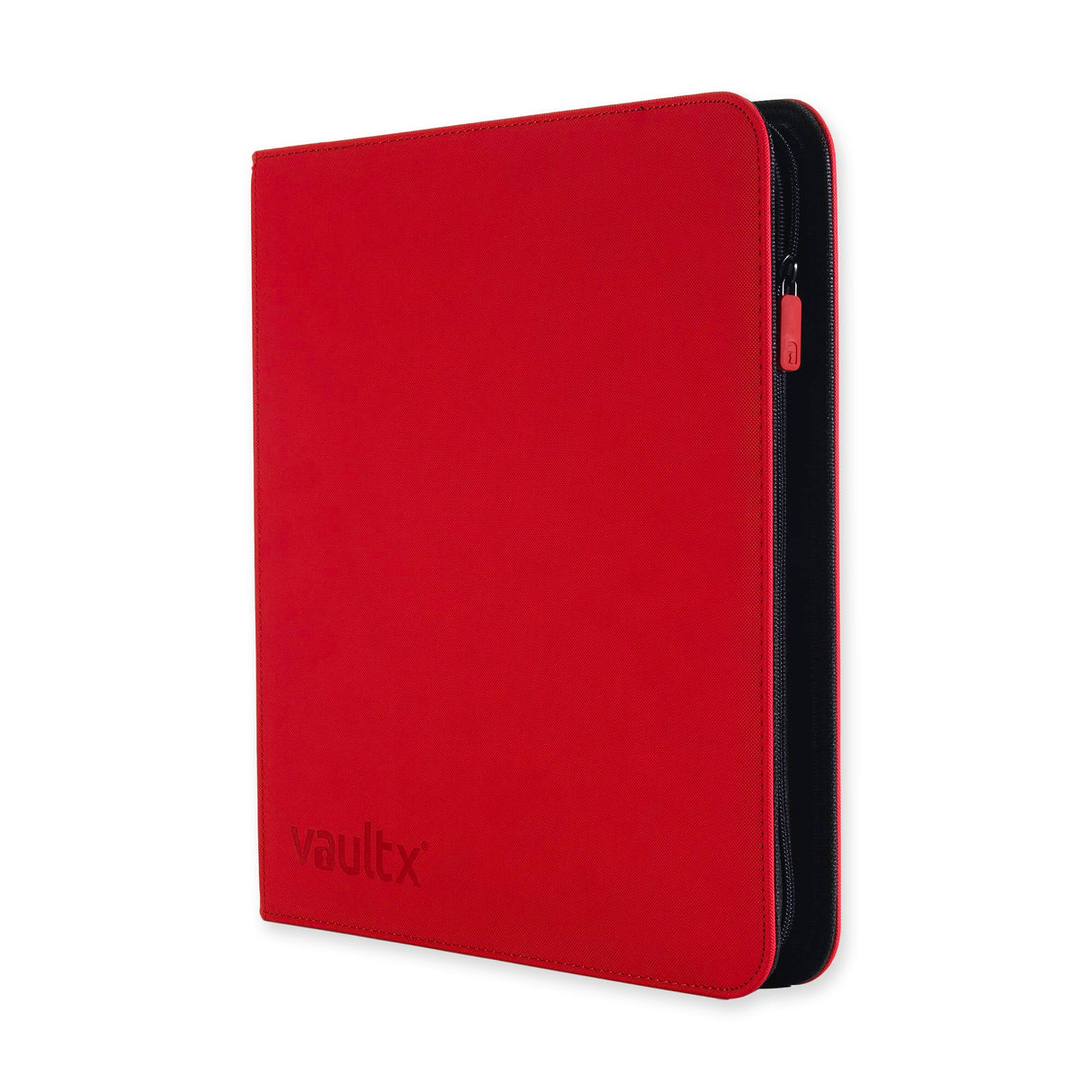 Vault X - 12-Pocket Exo-Tec® - Zip Binder - Red - JET Cards