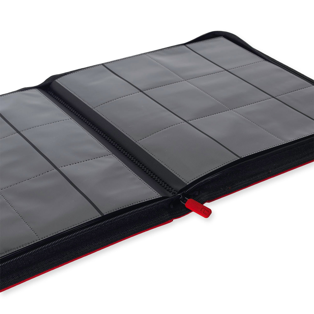 Vault X - 12-Pocket Exo-Tec® - Zip Binder - Red - JET Cards