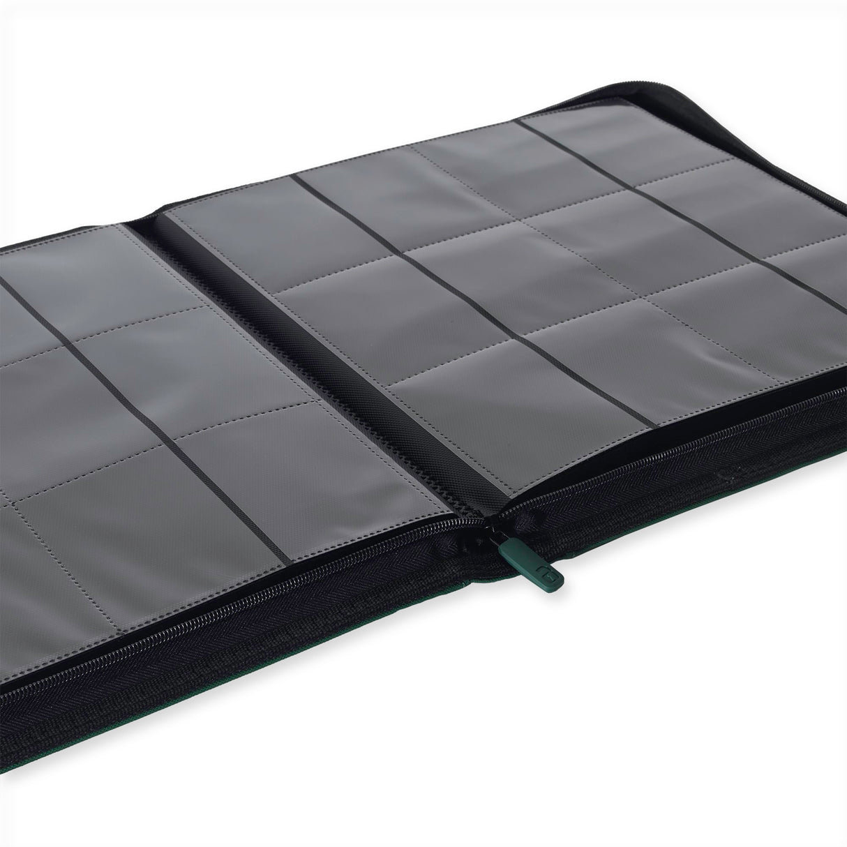 Vault X - 12-Pocket Exo-Tec® - Zip Binder - Green - JET Cards