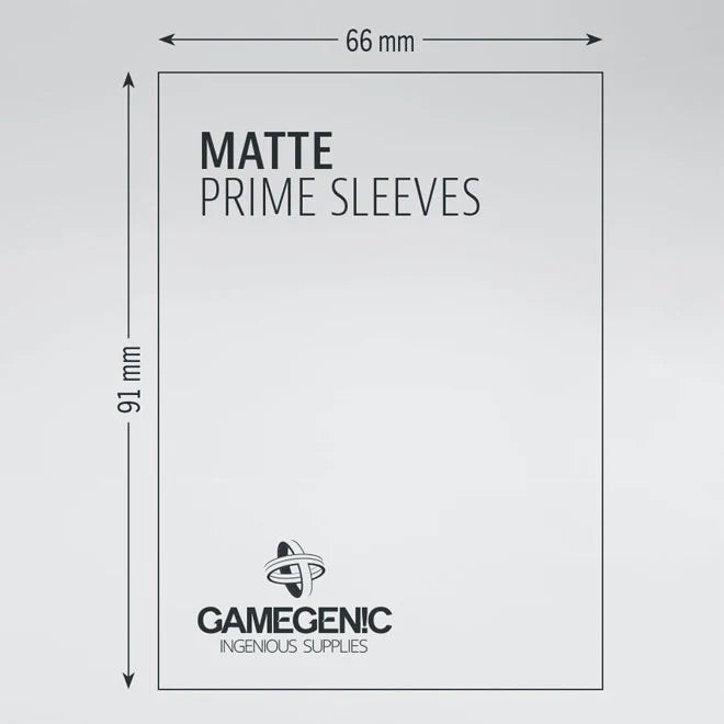Gamegenic - Matte Prime Sleeves 100 Green