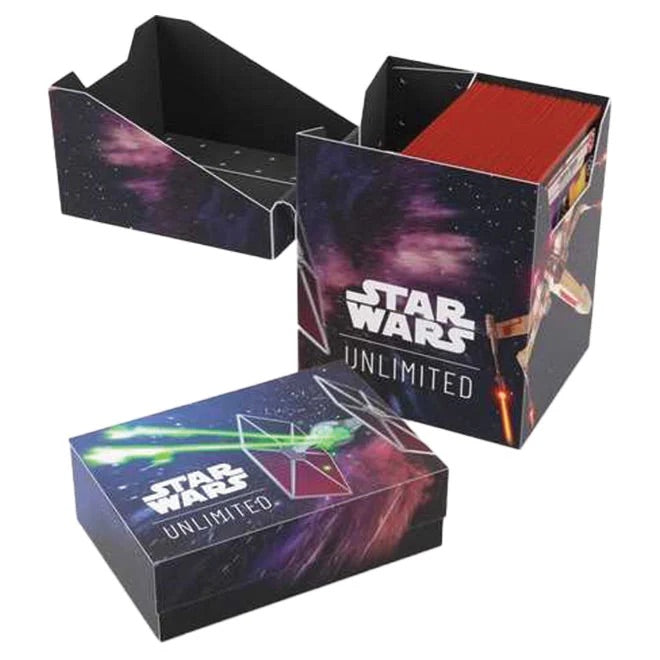 Gamegenic - Star Wars Unlimited - Soft Crate - X-Wing/Tie Fighter - JET Cards