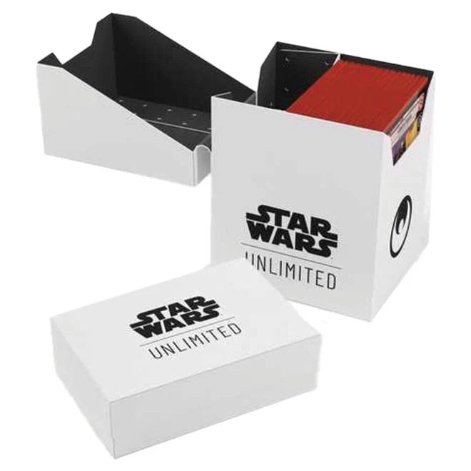 Gamegenic - Star Wars Unlimited - Soft Crate - White/Black - JET Cards
