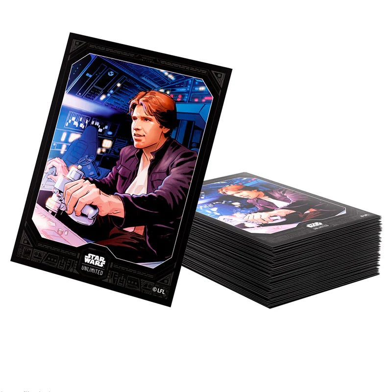 Gamegenic - Star Wars Unlimited - Art Sleeves - Han Solo (60 Sleeves) - JET Cards