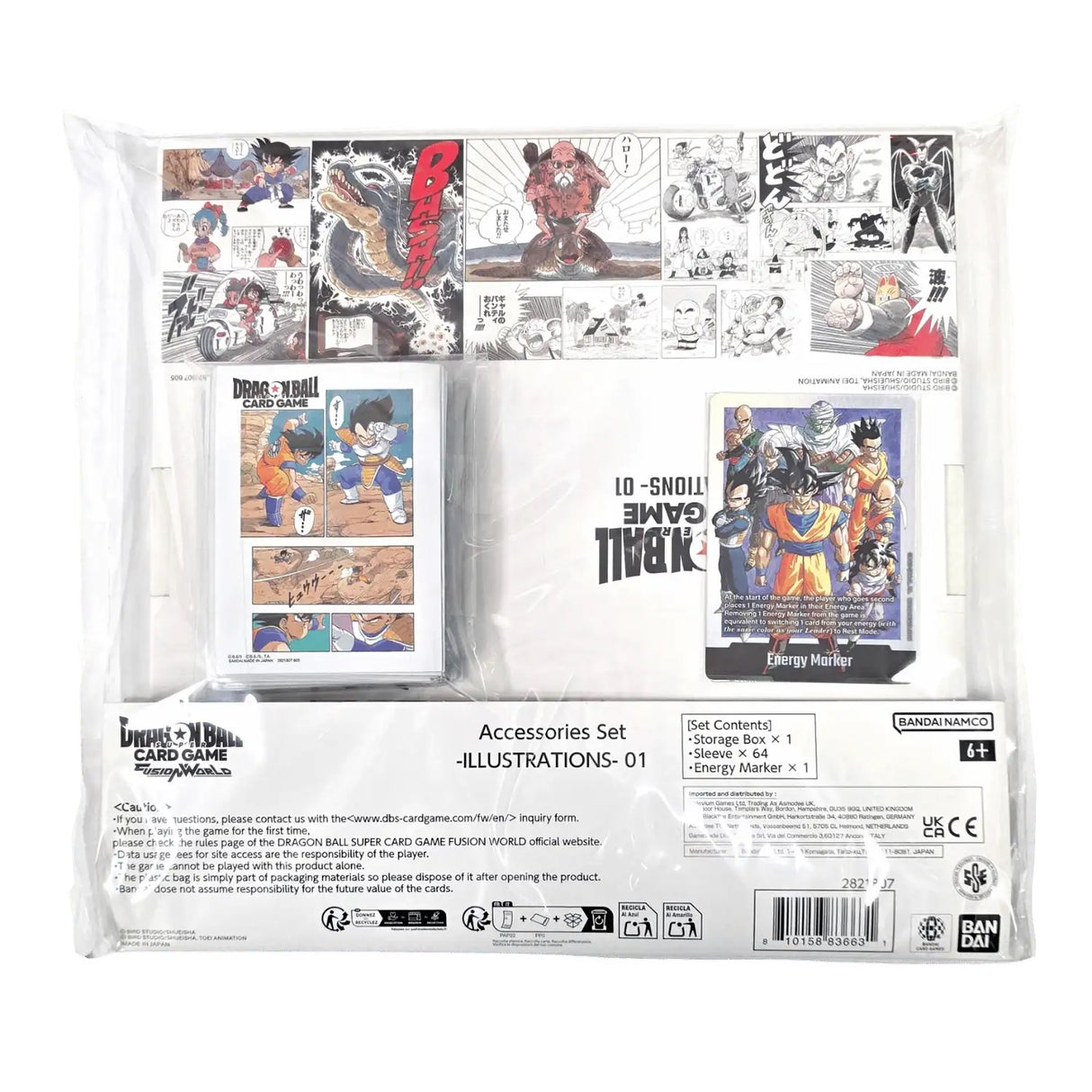 Dragon Ball Super Card Game - Manga Accessories Set 01