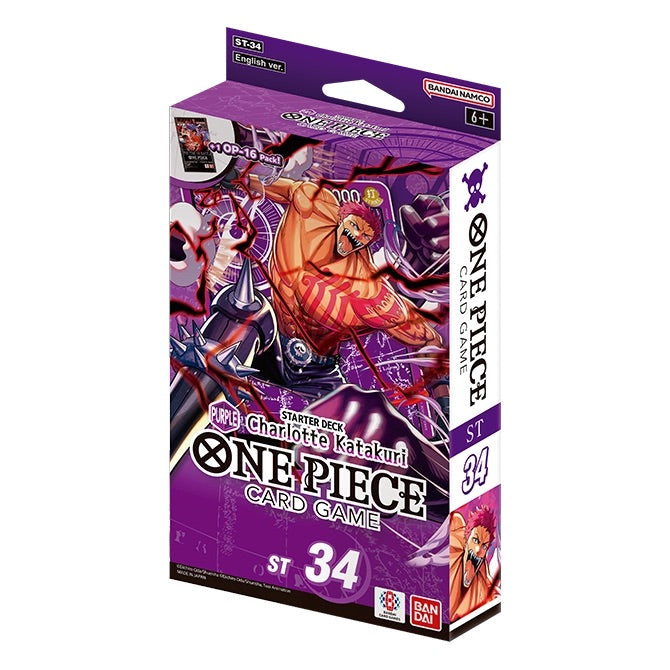 One Piece Card Game - Starter Deck - Purple - Charlotte Katakuri (ST-34)