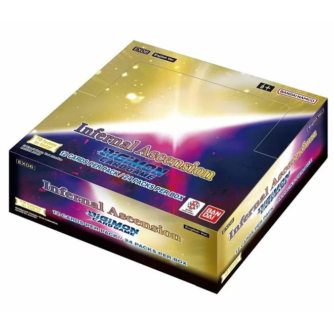 Digimon Card Game - EX06 - Infernal Ascension Booster Box (24 Packs) - JET Cards