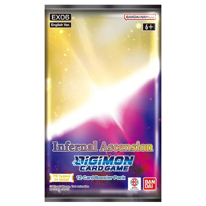Digimon Card Game - EX06 - Infernal Ascension Booster Box (24 Packs) - JET Cards