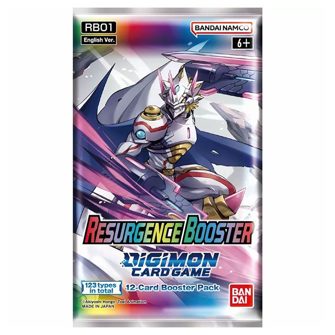 Digimon Card Game - RB01 - Resurgence Booster - Booster Box (24 Packs) - JET Cards