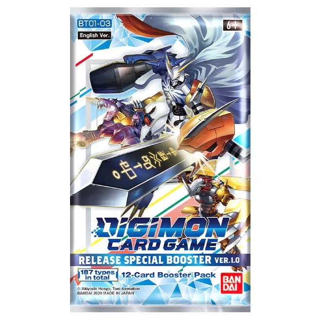 Digimon Card Game: Release Special Booster Pack Ver.1.0 BT01-03 - JET Cards