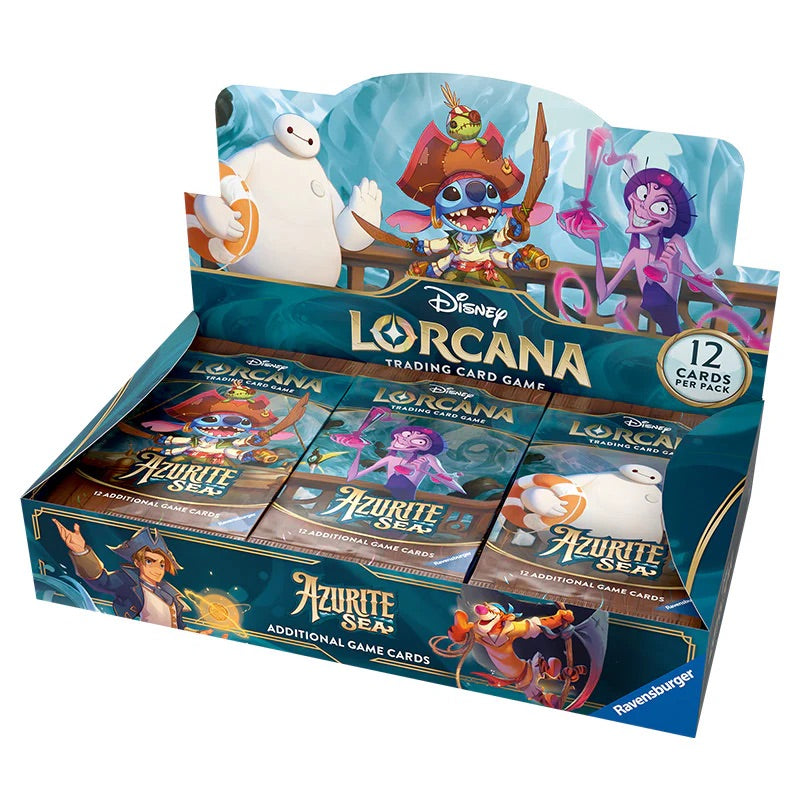 Disney Lorcana - Azurite Sea - Booster Box (24 Packs) - JET Cards