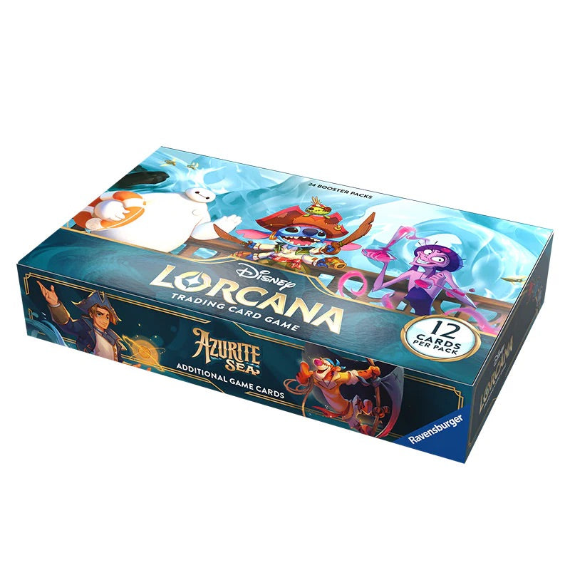 Disney Lorcana - Azurite Sea - Booster Box (24 Packs) - JET Cards