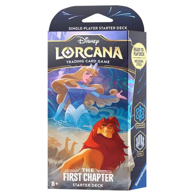 Disney Lorcana - The First Chapter - Starter Deck - Sleeping Beauty & Simba - JET Cards