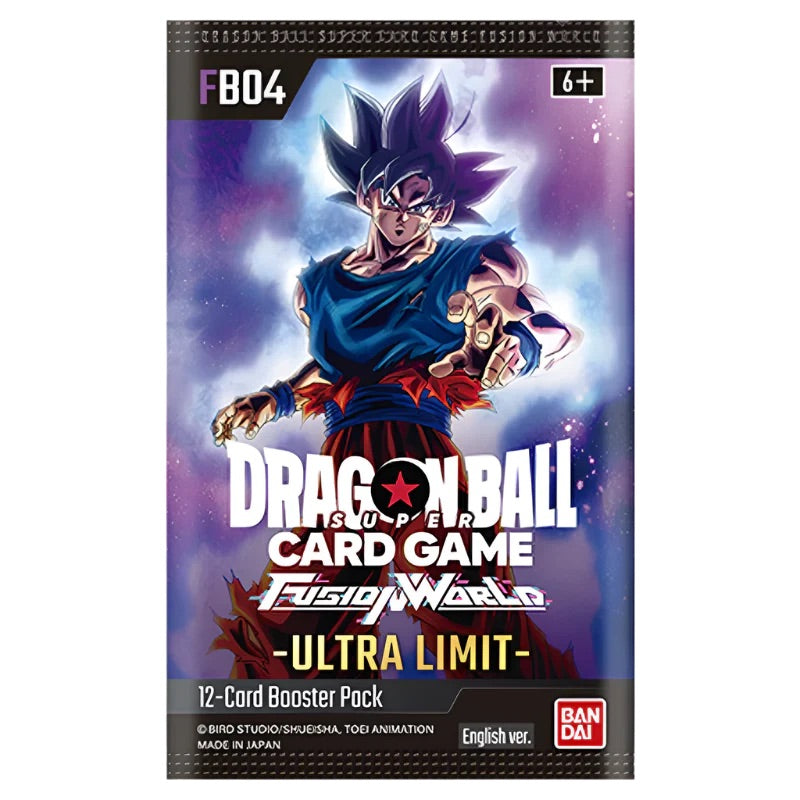 Dragon Ball Super Card Game - Fusion World - FB04 - Ultra Limit - Booster Box (24 Packs) - JET Cards