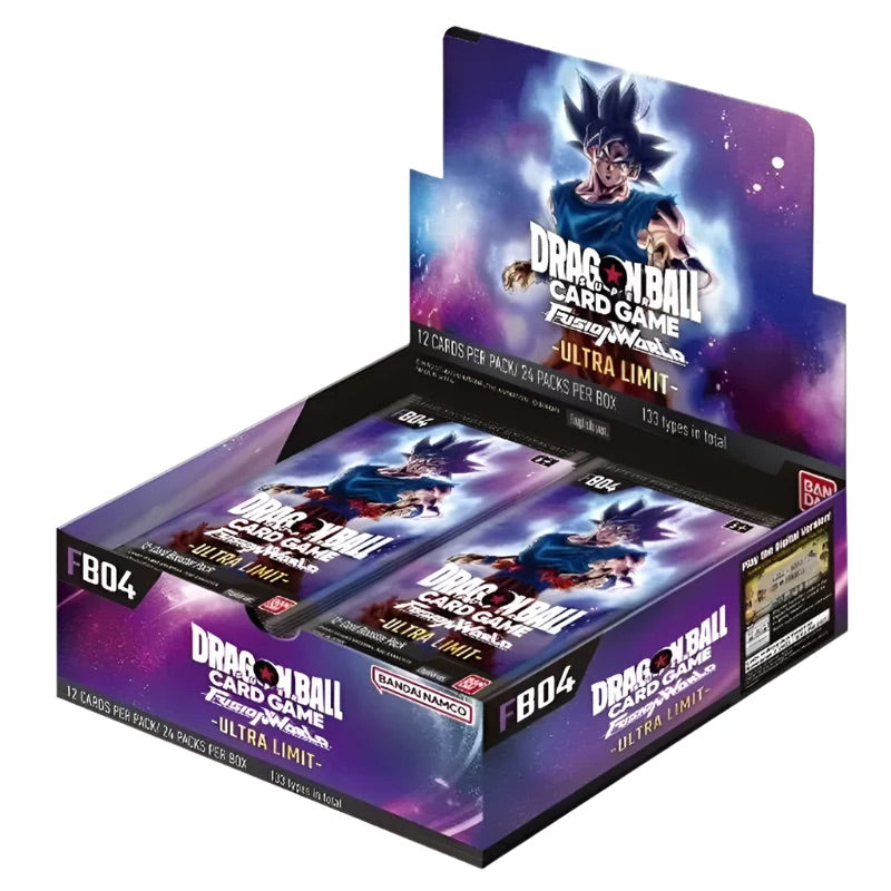 Dragon Ball Super Card Game - Fusion World - FB04 - Ultra Limit - Booster Box (24 Packs) - JET Cards