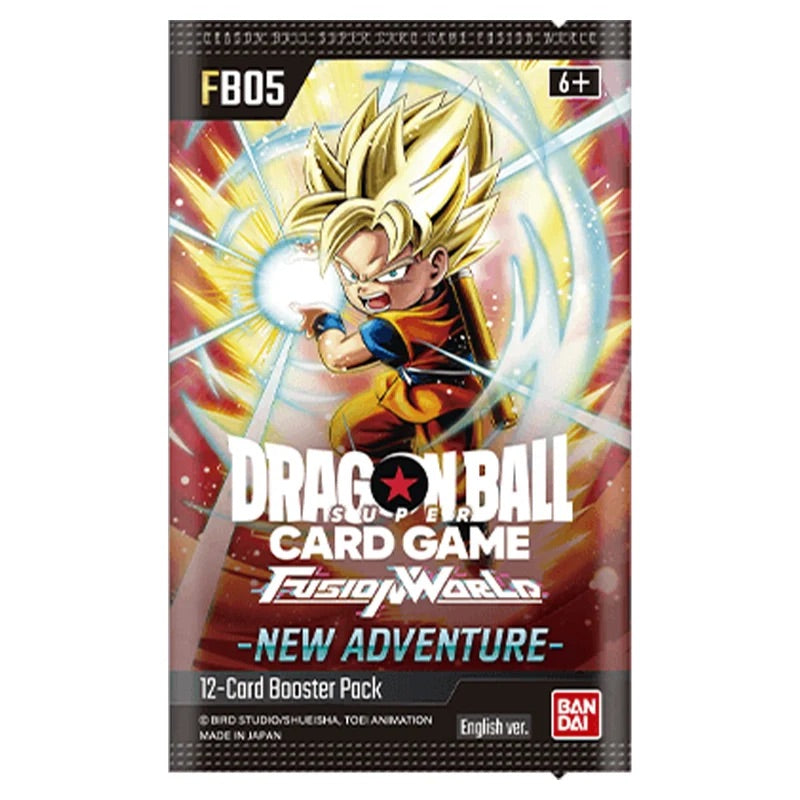 Dragon Ball Super Card Game - Fusion World - FB05 - New Adventure - Booster Box (24 Packs) - JET Cards
