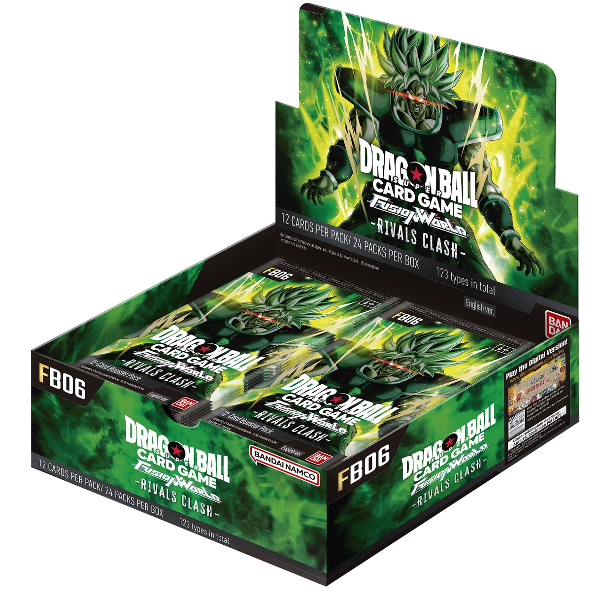 Dragon Ball Super Card Game - Fusion World - FB06 - Rivals Clash - Booster Box (24 Packs) - JET Cards