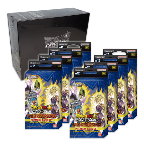 Dragon Ball Super Card Game - Zenkai Series - Wild Resurgence - Premium Pack (Display of 8) - JET Cards