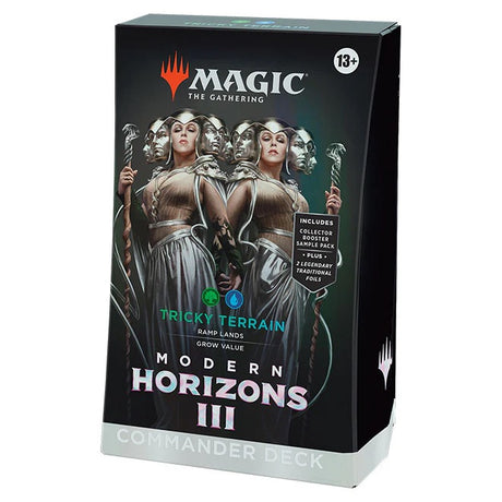Magic The Gathering - Modern Horizons 3 - Commander Deck - Tricky Terrain - JET Cards