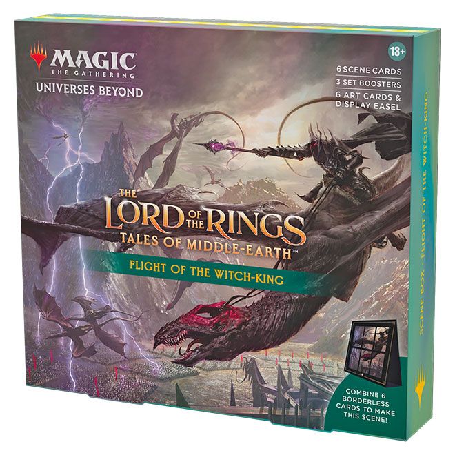 Magic The Gathering - The Lord Of The Rings - Tales Of Middle-Earth - Scene Box - Flight Of The Witch-King - JET Cards
