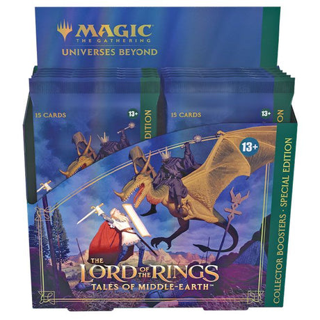 Magic The Gathering - The Lord Of The Rings - Tales Of Middle-Earth - Special Edition - Collector Booster Box (12 Packs) - JET Cards