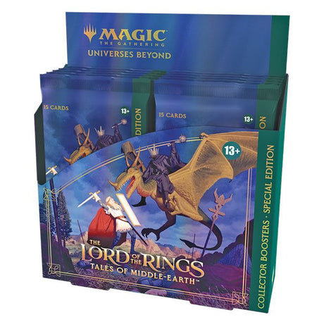 Magic The Gathering - The Lord Of The Rings - Tales Of Middle-Earth - Special Edition - Collector Booster Box (12 Packs) - JET Cards