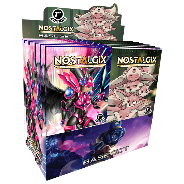 Nostalgix TCG - Base Set 1st Edition Booster Box (36 Packs) - JET Cards