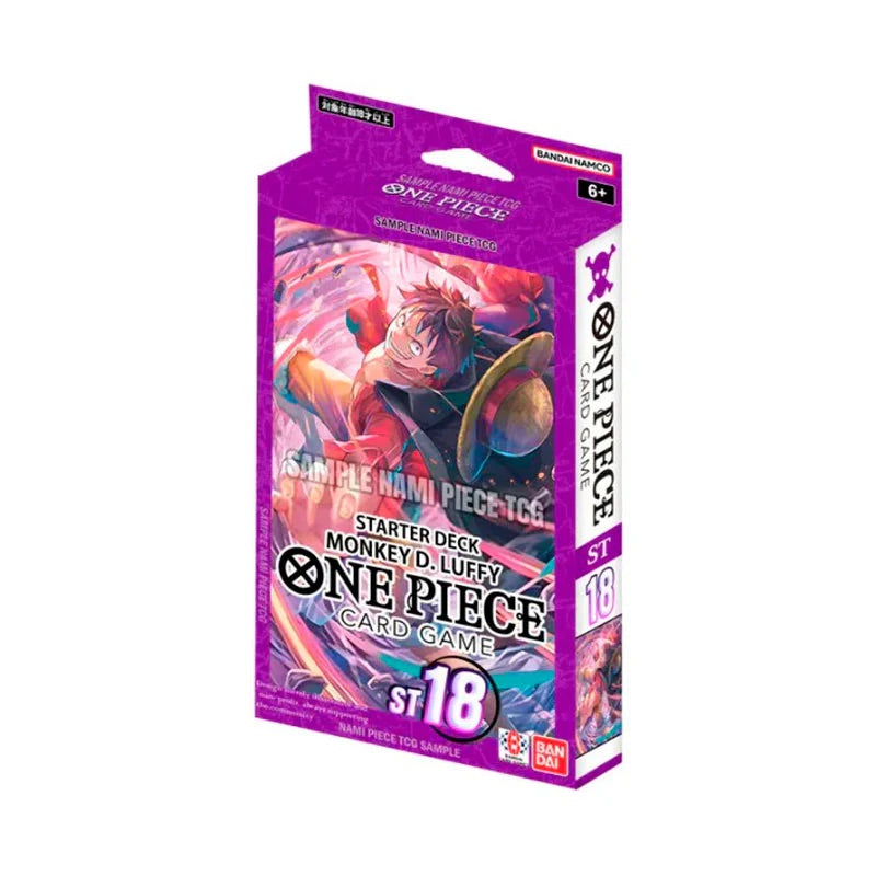 One Piece Card Game - Starter Deck - Purple - Monkey.D.Luffy (ST-18) - JET Cards