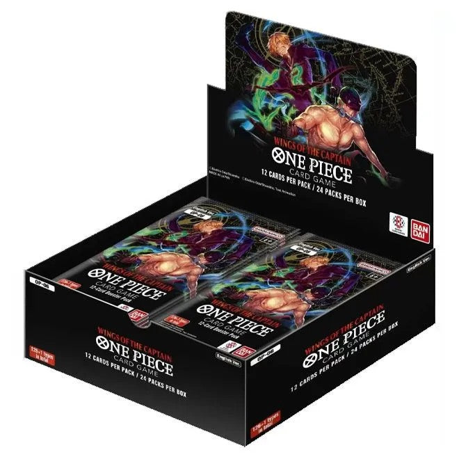One Piece Card Game - Wings Of The Captain - Booster Box (24 Packs) - JET Cards