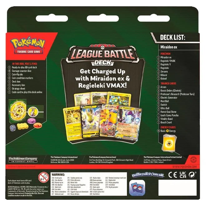 Pokemon - Ex League Battle Deck - Miraidon - JET Cards